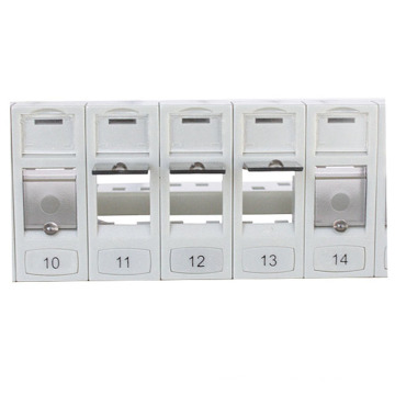 19 polegadas UTP cat6 painel de patch de 24 portas